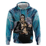 Trippy Risotto Nero Metallic Jojos Bizarre Adventure Hoodie Trippy Style