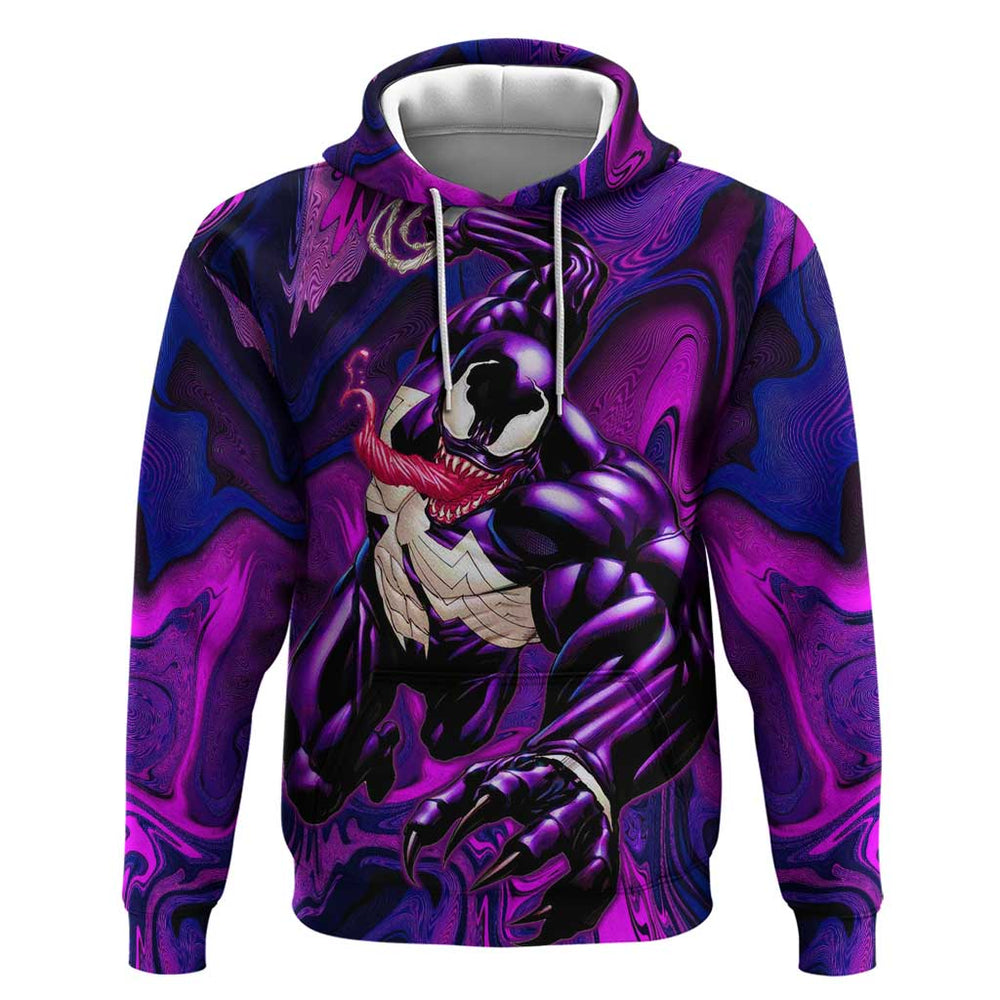 Trippy Venom Hoodie Comic Mix Galaxy Trippy Style Trippy Venom Hoodie Comic Mix Galaxy Trippy Style