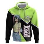 Tsuyu Asui My Hero Academia Hoodie Anime Grunge Splatter Graphic Style