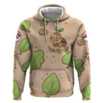 Turtwig Hoodie Whimsical Forest Sprout Art