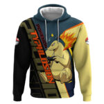Typhlosion Pok Hoodie Classic Retro Anime Style