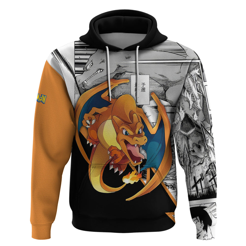 Charizard Mix Manga Hoodie Charizard Mix Manga Hoodie
