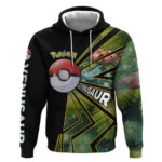 Venusaur Pok Hoodie Jungle Flora Comic Style