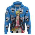 Vinsmoke Sanji Anime Movie Red Hoodie