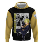 Vin Smoke Sanji - One Piece Hoodie Anime Mix Manga Style