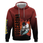 Volcarona from Pok Hoodie Bug and Fire Types Featuring Bright and Fiery Design