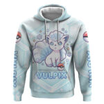 Vulpix Hoodie Frosted Pastel Ice Crystal Art