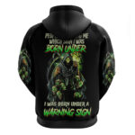 Warning Sign Skull Reaper Hoodie