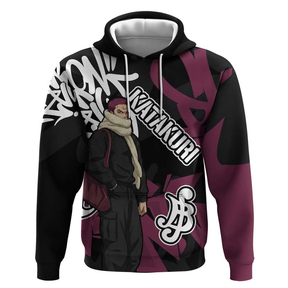 Charlotte Katakuri One Piece Hoodie Graffiti Street Art Anime Collage Charlotte Katakuri One Piece Hoodie Graffiti Street Art Anime Collage
