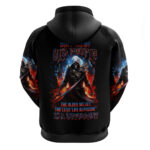 Warrior Skull Hoodie Don't Piss Off Old People DT01