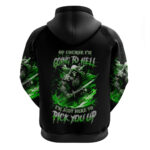Warrior Skull Hoodie Of Course I'm Going To Hell Just Pick You Up DT01