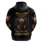 Warrior Skull Hoodie Warriors Are The One Who Always Fight DT01