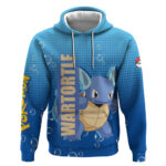 Wartortle Pok Hoodie with Water Type Featuring Strong and Playful Design