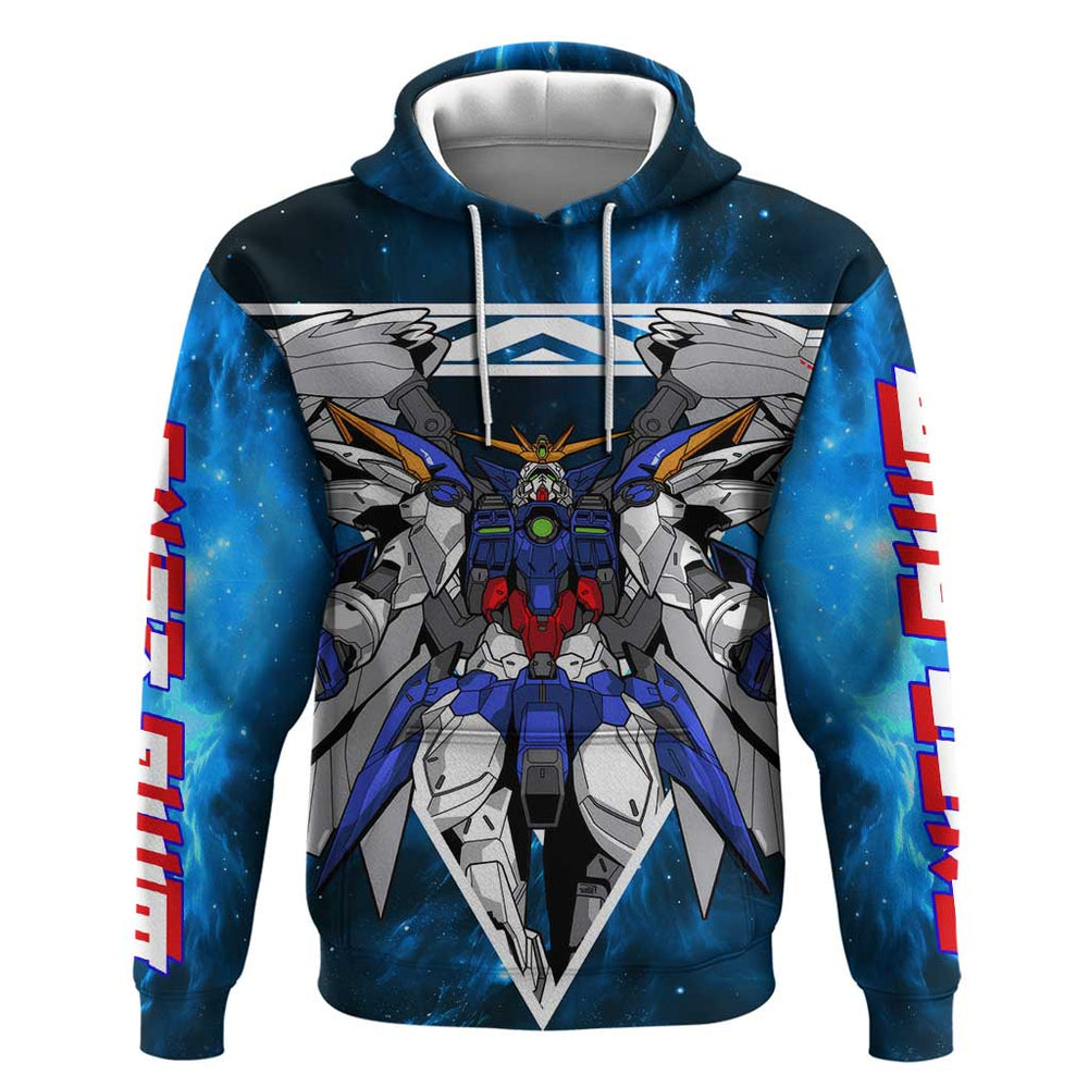 Wing Zero Gundam Hoodie Anime Style Wing Zero Gundam Hoodie Anime Style