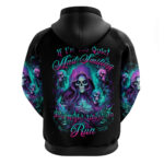 Witch Skull Hoodie If I'm Too Quiet And Smiling You Might Want To Run DT01