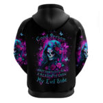 Witch Skull Hoodie I'm A Good Person But Don't Give Me A Reason To Show Evil Side DT01
