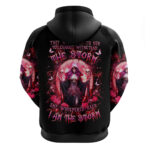 Witch Skull Hoodie She Whispered Back Iam The Storm DT01