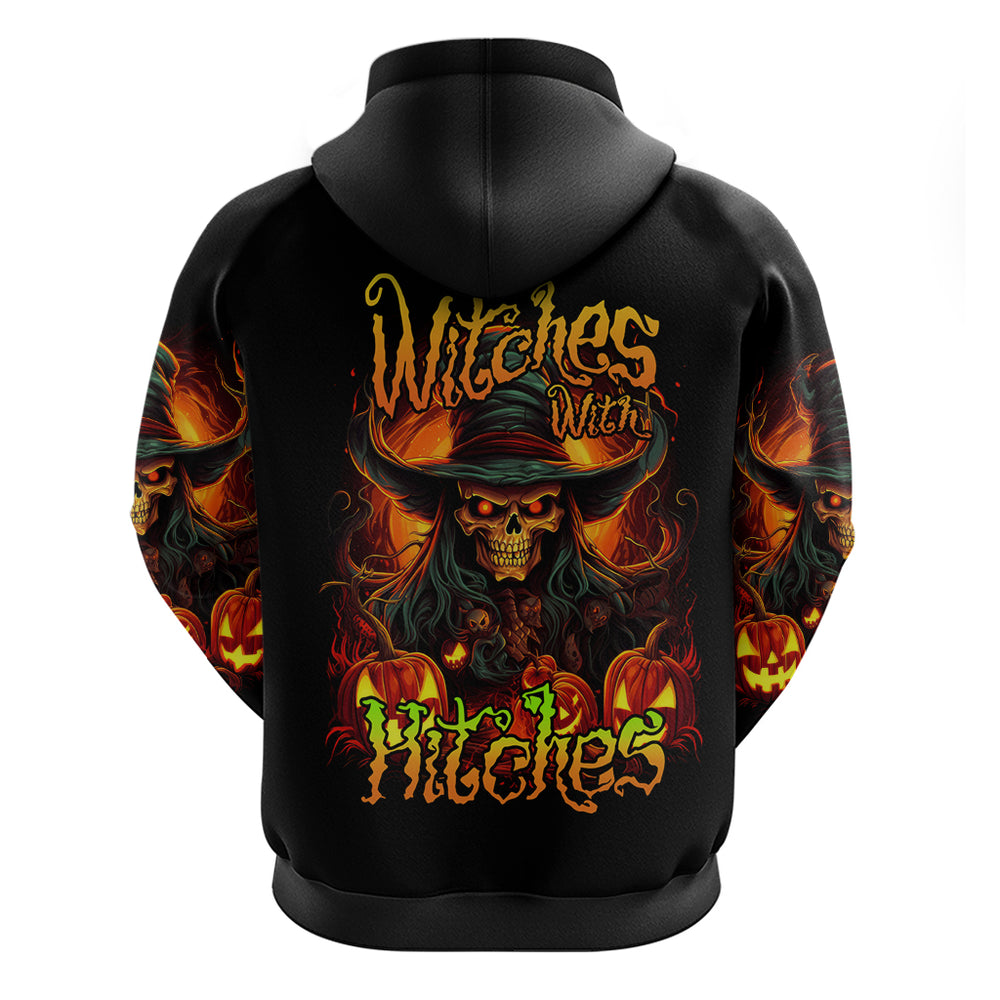 Witch Skull Hoodie Witches With Hitches DT01 Witch Skull Hoodie Witches With Hitches DT01