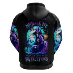 Witch Skull Hoodie You Couldn't Handle Me Even With Intrustions DT01