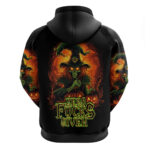 Witch Skull Hoodie Zero Fucking Given DT01