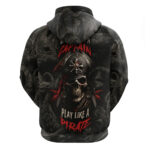Work Like A Captain Play Like A Pirate Hoodie