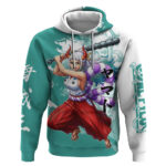 Yamato Oni Warrior One Piece Hoodie Japanese Anime Manga Graphic
