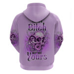 Yes I'm A B But Not Yours Purple Hoodie