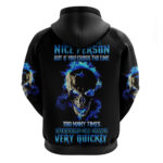 Yes I'm A Nice Person Skull Fire Hoodie