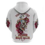 You Inspire My Inner Serial K Skull Rose Hoodie