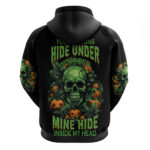 Your Demons Hide Under Your Bed Skull Halloween Hoodie