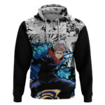Yuji Itadori - Jujutsu Kaisen Hoodie Manga Style