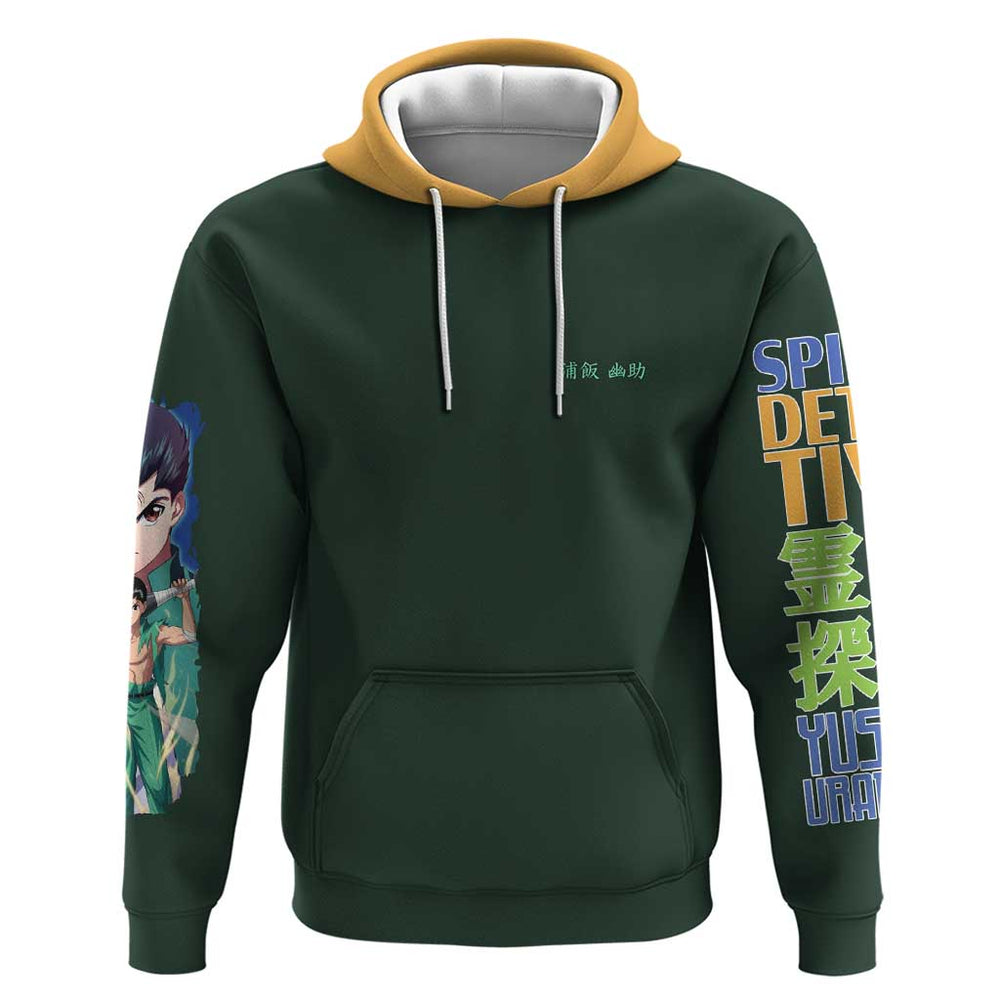 Yusuke Urameshi V4 Yuyu Hakusho Hoodie Japan Anime Style Yusuke Urameshi V4 Yuyu Hakusho Hoodie Japan Anime Style