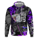Yuta Okkotsu Jujutsu Kaisen Hoodie Neon Graffiti Anime Fusion