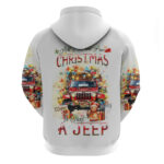 Christmas Red Jeep Hoodie All I Want For Christmas Is Just A Jeep DT01