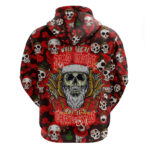 Christmas Skull Hoodie When You're Dead Inside But It's Christmas