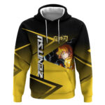 Zenitsu Agatsuma Thunder Smash Hoodie Sporty Anime Mashup Style