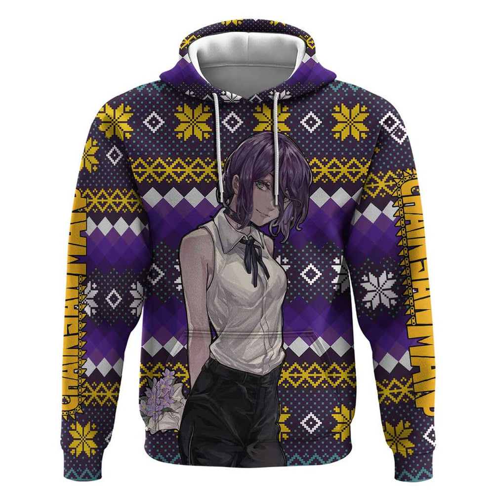 Zere - Chainsaw Man Hoodie Anime Mix Christmas Style Zere - Chainsaw Man Hoodie Anime Mix Christmas Style