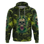 Zombie Skull Hoodie I'm Like Literally Dead