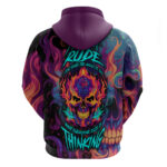 Colorful Fire Skull Hoodie I'm not rude i just have the balls to say what everyone else is Thingking