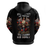 Cross Skull Hoodie Honesty Loyalty And Respect Worth More Than Gold Diamond DT01