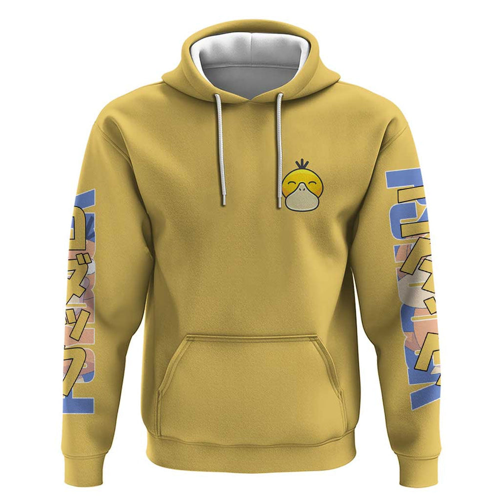 Cute Psyduck Poke Hoodie Anime Style Cute Psyduck Poke Hoodie Anime Style