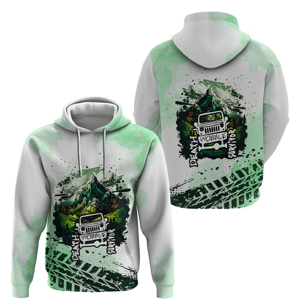 Death Wobble Survivor Jeep Hoodie Death Wobble Survivor Jeep Hoodie