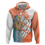 Denji Casual Chainsaw Man Hoodie Retro Manga Grunge Style