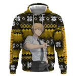 Denji - Chainsaw Man Hoodie Anime Mix Christmas Style