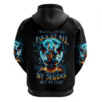 Devil Skull Hoodie One Day I'm Gonna Just Say And Let My Demons Out Play DT01
