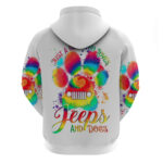 Dog Jeep Hoodie Just A Girl Who Loves Jeeps And Dogs DT01