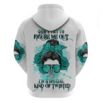 Don't Try To Figure Me Out Messy Bun Hoodie