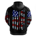 American Jeep Hoodie American Flag Jeep Life DT01
