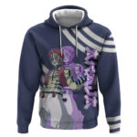 Akaza Demon Slayer Hoodie Mystic Aura Anime Ring Style