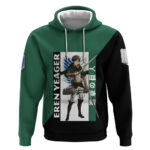 Eren Yeager Hoodie Attack On Tittan Anime Style